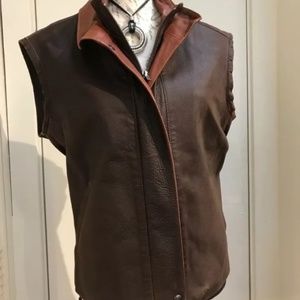 remy leather vest